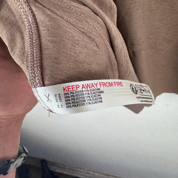 FP Movement Free People Tempo Tank in Moonrock Brown Womens Sz Medium - Picture 7 of 7